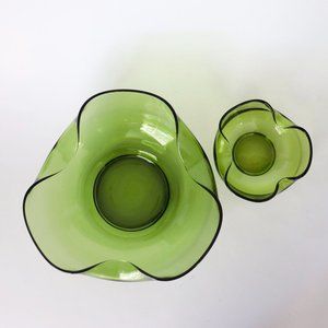 Anchor Hocking Folded Glass Chip and Dip Set